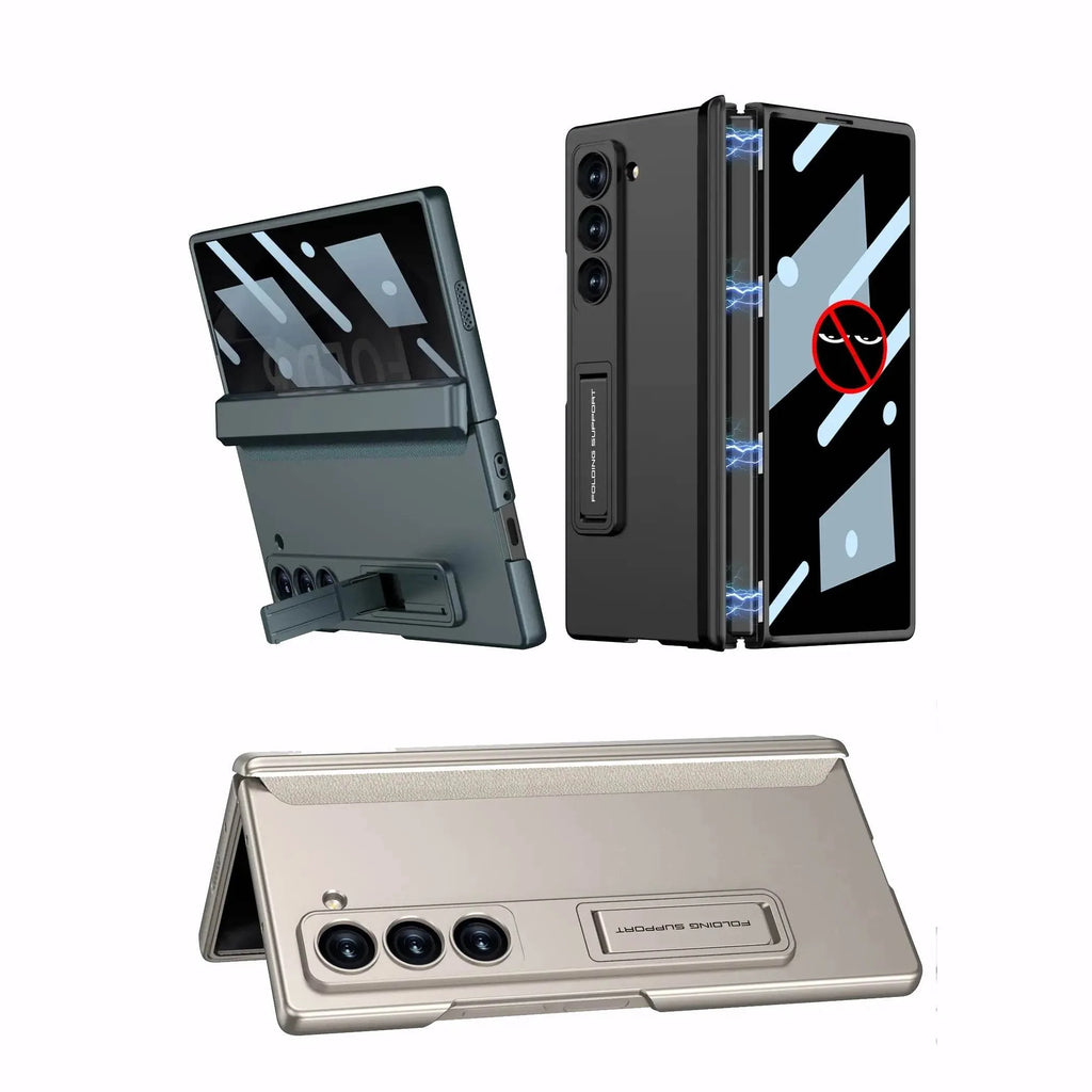 Galaxy Z Fold Series Ultimate Armor Privacy Screen Case [ Anti- Spy Glass]