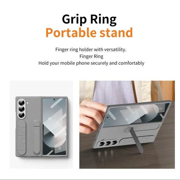 Galaxy Z Fold Series Dual Function Wristband Stand Case
