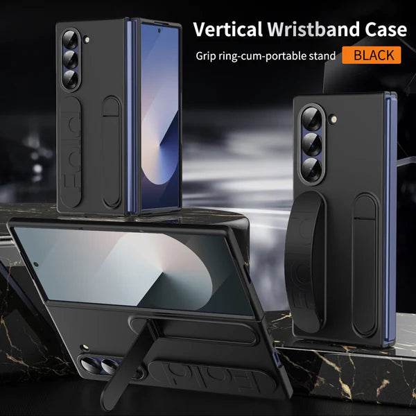 Galaxy Z Fold Series Dual Function Wristband Stand Case