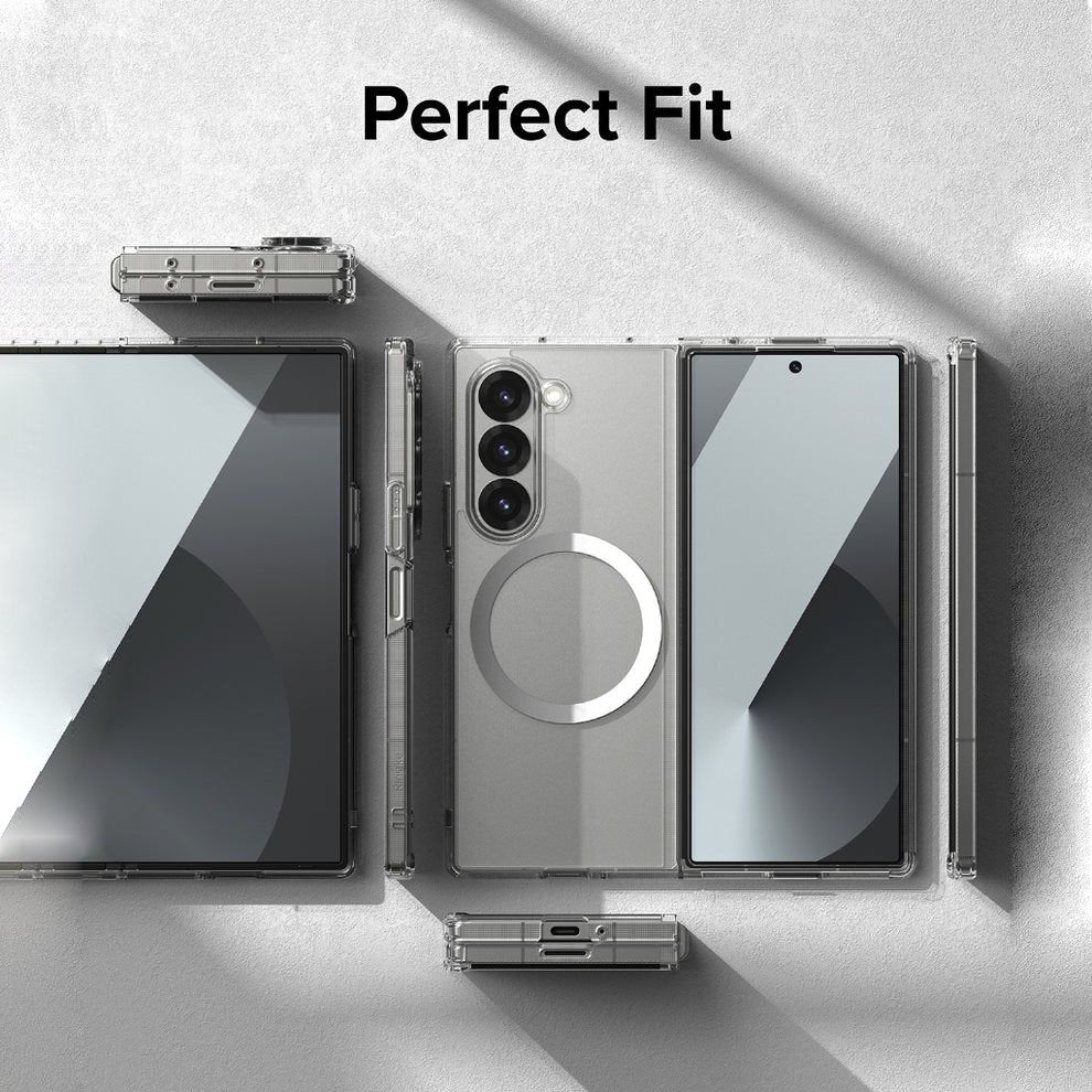 Galaxy Z Fold6 Anti-Knock TPU Transparent MagSafe Case